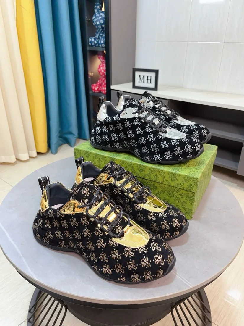 Men's shoes 💰560🌹🌹【GUCCI】pop-top casual sneakers with daddy outsole, breathable and comfortable, easy to walk, a versatile style for trendy men, upper with cowhide edged outsole design➕genuine leather lining➕Gucci's popular original outsole, sports and running style, super comfortable. Code number 38-44